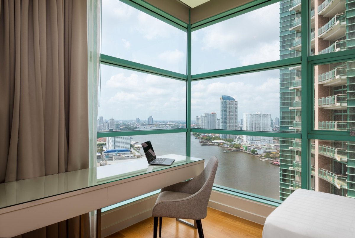 รูป 2 Bedroom condo , River view , Full service at Chatrium Residence Riverside , Charoenkrung  - รูปที่ 5/16