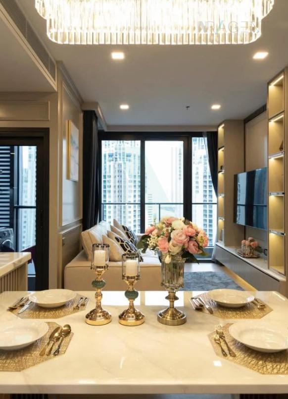 รูป ให้เช่าคอนโด วันไนน์ไฟว์ อโศก-พระราม 9 อาคาร 1 ชั้น 19 2 ห้องนอน ขนาด 70 ตรม ใกล้ เซ็นทรัล พระราม 9 - รูปที่ 7/8