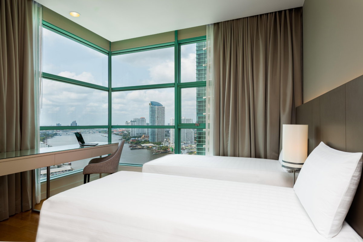 รูป 2 Bedroom condo , River view , Full service at Chatrium Residence Riverside , Charoenkrung  - รูปที่ 4/16