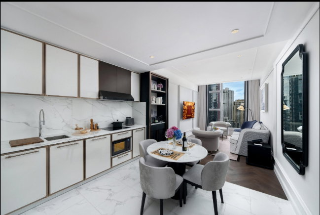 รูป 🔥ให้เช่าด่วน🔥LA CLEF Two - Bedroom Executive 88 ตร.ม. ใกล้ BTS ทองหล่อ 150 เมตร ห้องสวยพร้อมเข้าอยู่ - รูปที่ 9/11