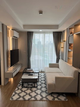 For Rent Condo THE KRIS RATCHADA 17 Building 7, Floor 7,2 bed room, Room size 45 sqm