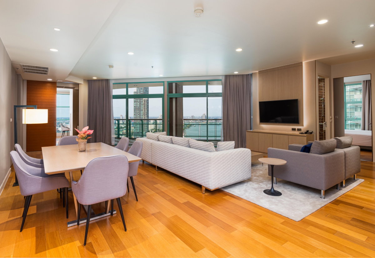 รูป  3 Bedroom condo , River view , Full service at Chatrium Residence Riverside , Charoenkrung - รูปที่ 1/20