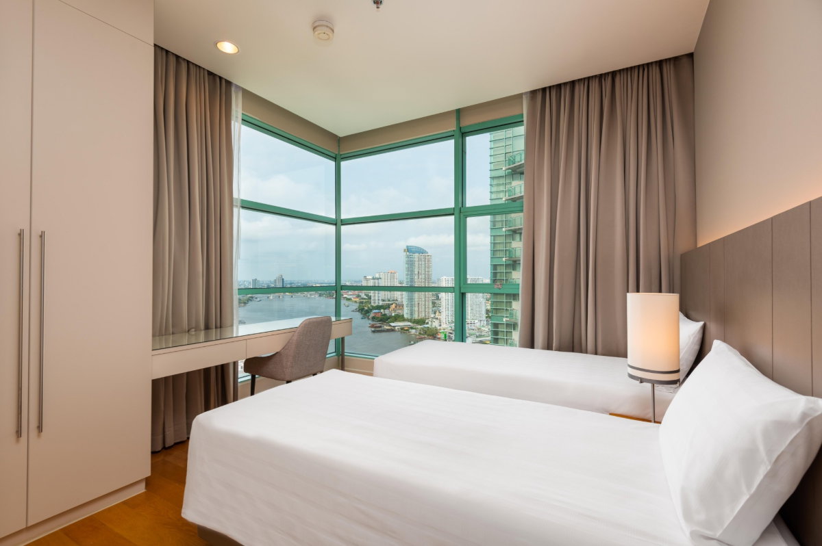 รูป  3 Bedroom condo , River view , Full service at Chatrium Residence Riverside , Charoenkrung - รูปที่ 5/20