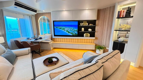 PM038613 ✨Flash Deal ✨ Fortune condo town (2Bed 2Bath 86 SQM.) พร้อมอยู่ ! เพียง 56,000 บาทต่อเดือน Tel.0981315848 @propmatch