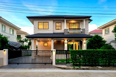 ขายบ้านเดี่ยว : ขายบ้านเดี่ยว มัณฑนา ปิ่นเกล้า-พระราม5 ตรงข้าม โรงเรียนเด่นหล้า , ตลาดพระราม 5 ตกแต่งสวยพร้อมอยู่