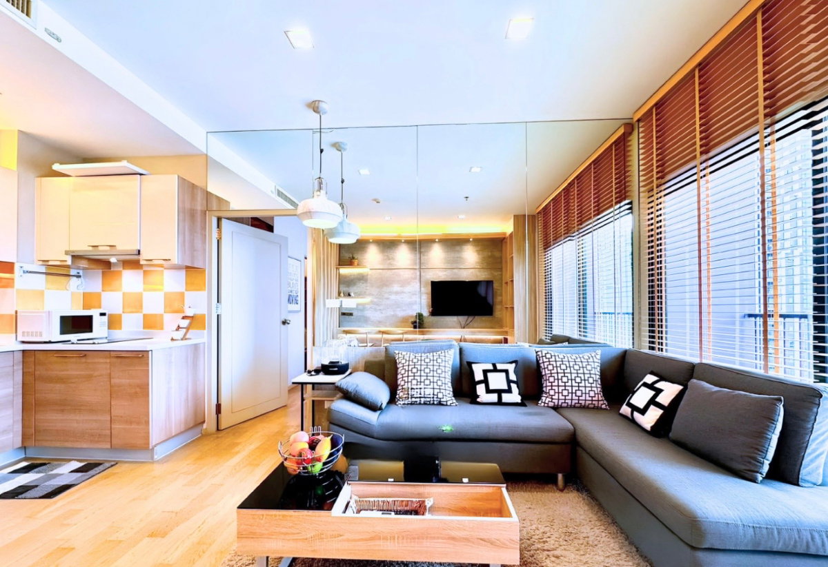 รูป เช่า โนเบิล รีวิล สวย เฟอร์นิเจอร์ครบ ใกล้ BTS เอกมัย สนใจแอตไลน์ครับ@841qqlnr - รูปที่ 2/8