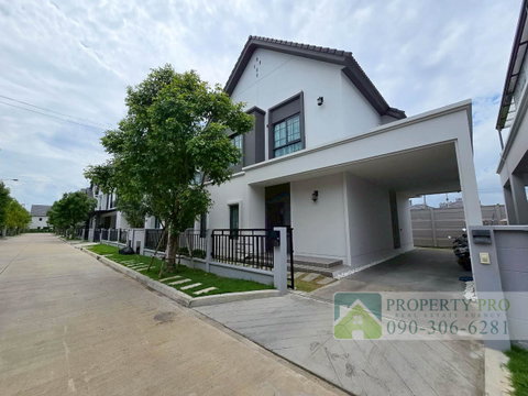 House for Rent Centro Bangna, 2-Storey House 4 Bedroom 57 Sqw 235 Sqm Good Condition Fully Furnished Near MegaBangna, Kanchanaphisek : MJ26R-009