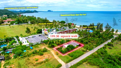 ขายบ้านเดี่ยว : บ้านพร้อมที่ดิน ติดหาดสามร้อยยอด เพียง 30 เมตร ไม่ไกลจากแหล่งท่องเที่ยวและแหล่งของกิน