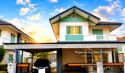 เช่าบ้านเดี่ยว เทศบาลตำบลดอนแก้ว : ให้เช่า บ้านเดี่ยวในหมู่บ้าน ภูฟ้า การ์เด้น โฮม 4 082-532-3935