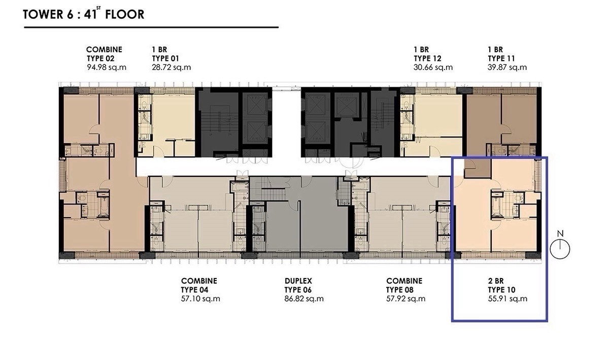 รูป PARK ORIGIN PHROM PHONG 2 bedrooms, for sale - รูปที่ 12/13