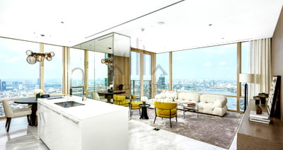 ขายคอนโด : Brand New Developer Unit | Four Seasons Private Residences | 2 Bedrooms | 119 Sq.m. High Floor