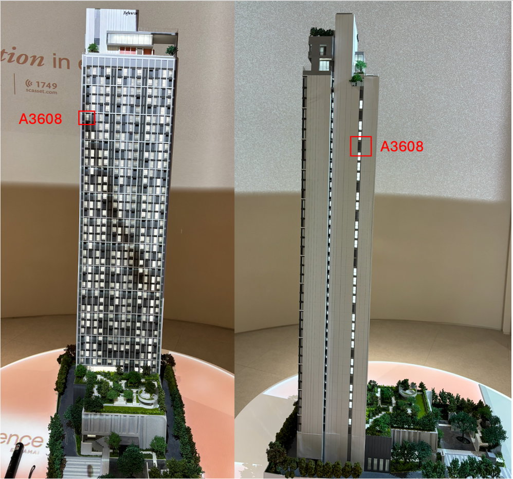 picture Refernce Ekkkamai Condo 1 Bedroom Fl36 - 3/5