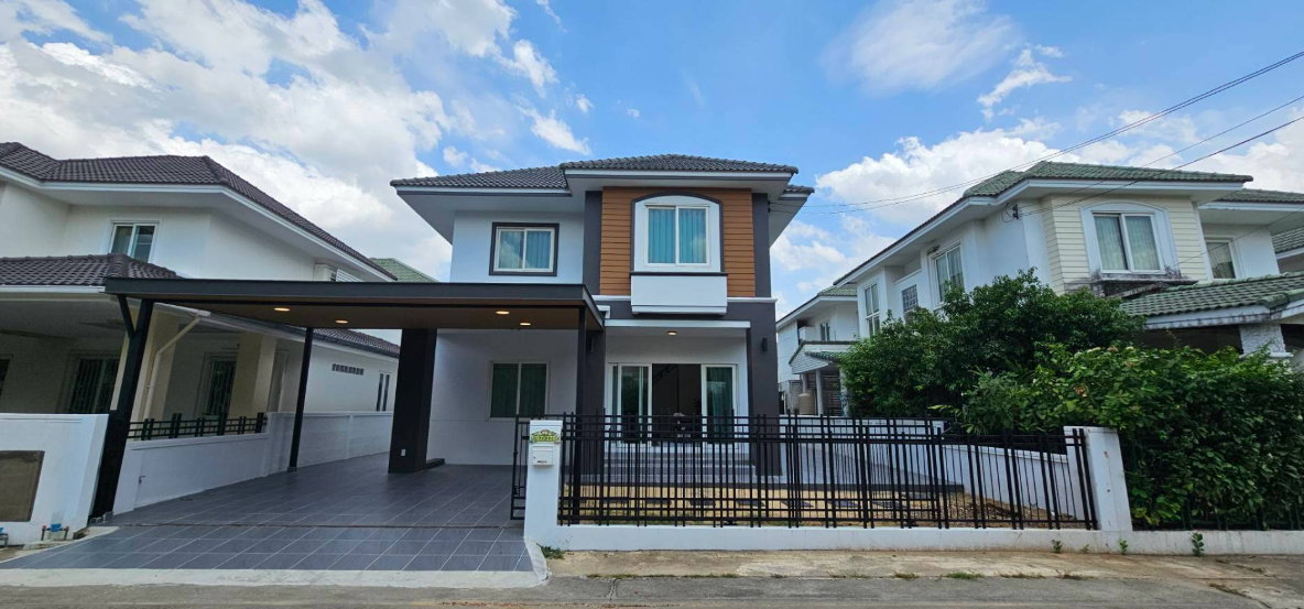 รูป S2987 ขายบ้านเดี่ยว บ้านสวน ร่มเกล้า – สุวรรณภูมิ รีโนเวทใหม่พร้อมอยู่ - รูปที่ 2/20