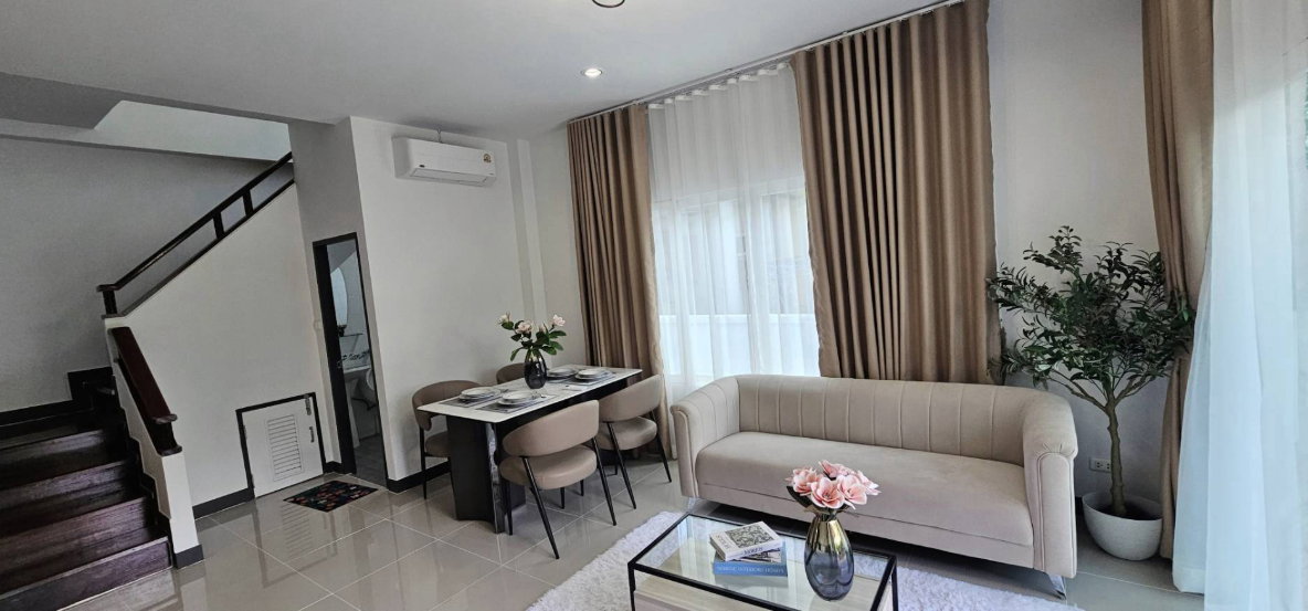 รูป S2987 ขายบ้านเดี่ยว บ้านสวน ร่มเกล้า – สุวรรณภูมิ รีโนเวทใหม่พร้อมอยู่ - รูปที่ 9/20