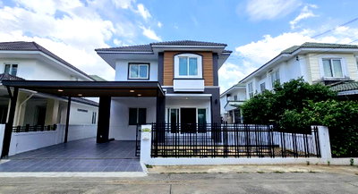ขายบ้านเดี่ยว : S2987 ขายบ้านเดี่ยว บ้านสวน ร่มเกล้า – สุวรรณภูมิ รีโนเวทใหม่พร้อมอยู่