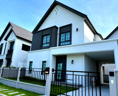 Houses for rent Samut Prakarn : svs355 For Rent: 2-story detached house, Centro Bangna