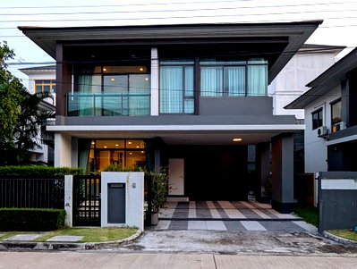บ้านเดี่ยวให้เช่า : ให้เช่าบ้านเดี่ยว เศรษฐสิริ กรุงเทพกรีฑา  พร้อมเฟอร์นิเจอร์ใหม่ทั้งหลัง ใกล้ Brighton College