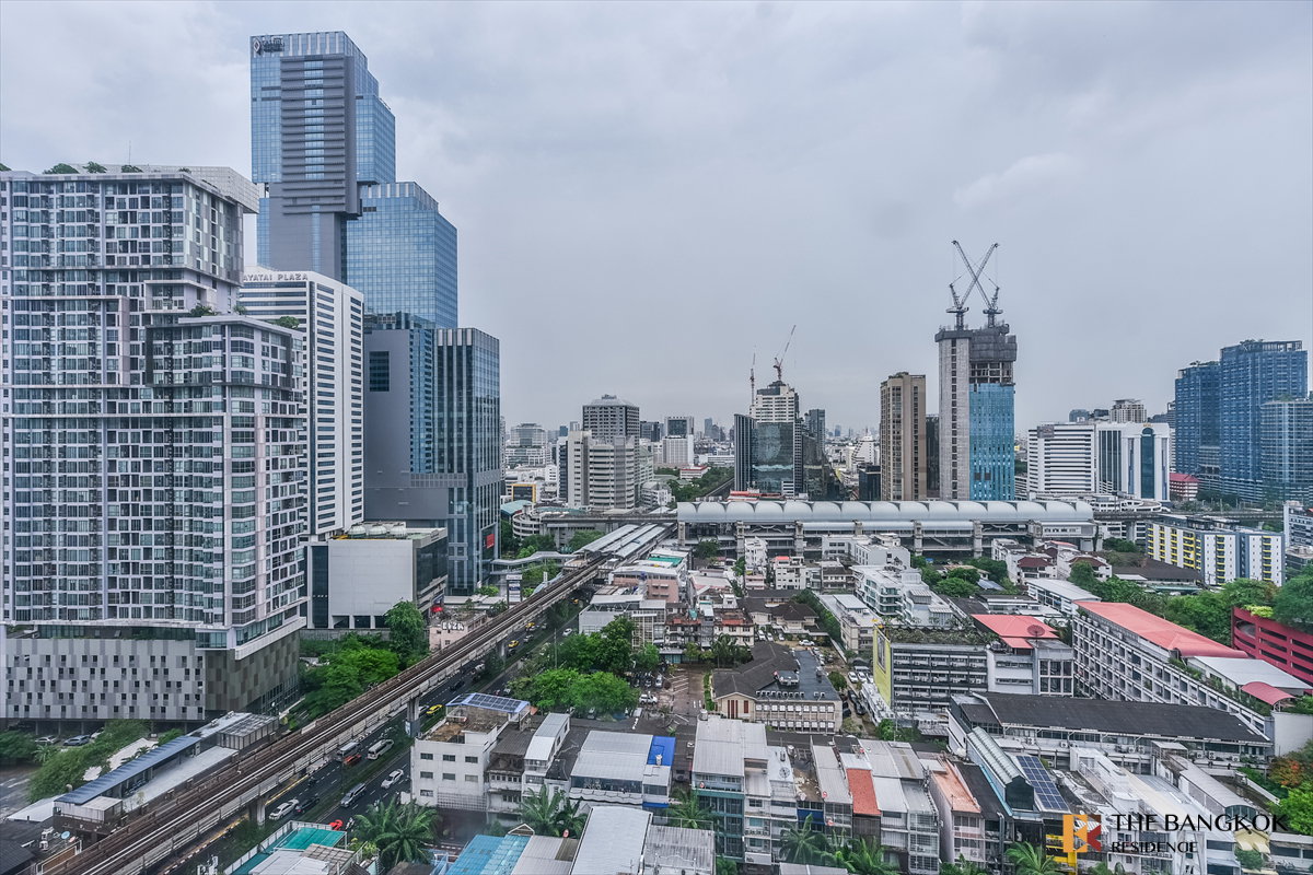 รูป 🏙️ ขายคอนโด Villa Rachatewi ห้องใหญ่ 2 ห้องนอน ชั้นสูง วิวเมือง ใกล้ BTS ราชเทวี - รูปที่ 2/6