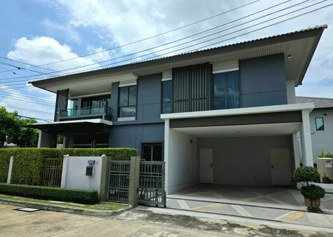 For Rent: Corner-Plot Detached House, Burasiri Ratchaphruek-345 — Move-In Ready