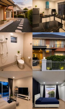 บ้านเดี่ยว 2 ชั้น พร้อมเฟอร์นิเจอร์ครบ ให้เช่า ในหมู่บ้านกาญกนกวิลล์ 5 สันกำแพง จ.เชียงใหม่ (R1323) T.0946511456