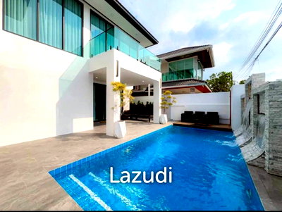 บ้านเดี่ยว หนองปรือ ชลบุรี : ขายบ้านวิลล่า 2 ชั้นพร้อมสระว่ายน้ำ ตกแต่งใหม่ ที่เอกมงคล
