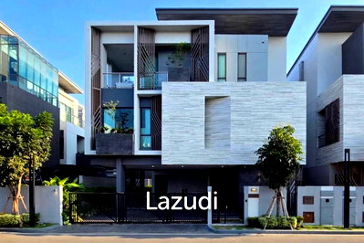 บ้านเดี่ยวให้เช่า : 4 Bed 5 Bath 440 sqm modern 3 storey detached home in The Gentry Phatthanakan 2