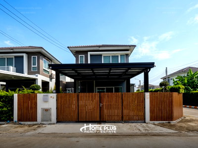 บ้านแฝด สนามบินสุวรรณภูมิ : ขายพร้อมผู้เช่า บ้านแฝดหลังมุม ศุภาลัยวิลล์ บางนา–วงแหวน 44.2 ตร.ว. พร้อมอยู่ ทำเลใกล้เมกาบางนาและสนามบินสุวรรณภูมิ