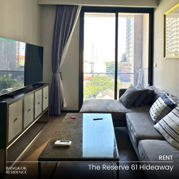 Rental Condo 💥 The Reserve 61 Hideaway, 2BR 67 sq.m. 60K 💎 Beautiful unit, best price, near BTS Ekkamai 