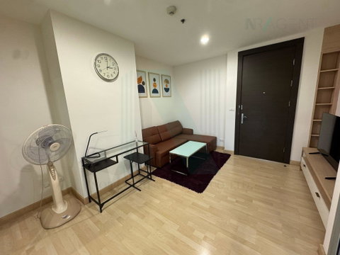 ให้เช่าคอนโด ริทึ่ม รัชดา อาคาร B ชั้น 12 1 ห้องนอน ขนาด 47 ตรม ใกล้ โรบินสัน รัชดา