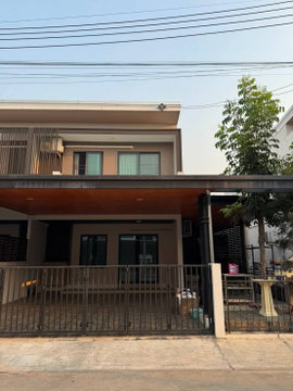 ให้เช่าบ้านแฝด โครงการกาญจน์กนกทาวน์ 5 เฟอร์ใหม่ครบ พร้อมอยู่ ใกล้สนามบินนานาชาติเชียงใหม (R1327) T.0946511456