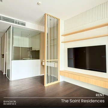 Rental Condo ð The Saint Residences, 2BR 64 sq.m. 33K ð Beautiful High Floor Unit, Near MRT Phahon Yothin