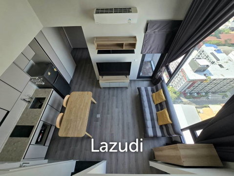 44 sqm loft-style 1 bedroom condo on high floor in Phaya Thai Bangkok
