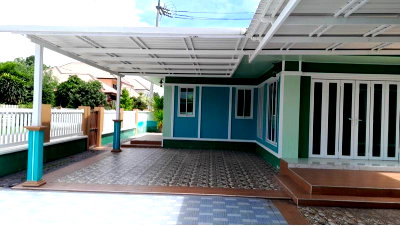 บ้านเดี่ยว เมืองระยอง ระยอง : ขายบ้านเดี่ยวชั้นเดียว หลังมุม โครงการบ้านนนทวรรณ จังหวัดระยอง ทำเลดี เดินทางสะดวก