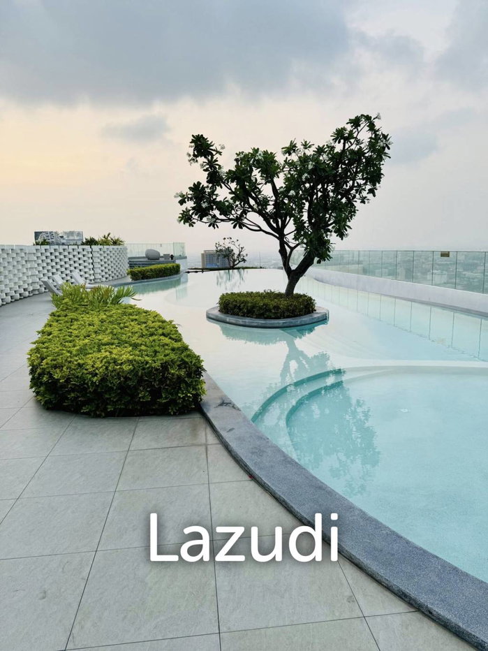 รูป 49 sqm high floor condo with skyline view in Bang Kapi Bangkok - รูปที่ 7/7