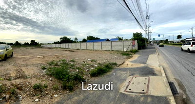 เช่าที่ดิน นิคมลาดกระบัง : ที่ดินเปล่า 4000 ตร.ม. ติดถนนใหญ่ ทำเลลำปลาทิว ลาดกระบัง