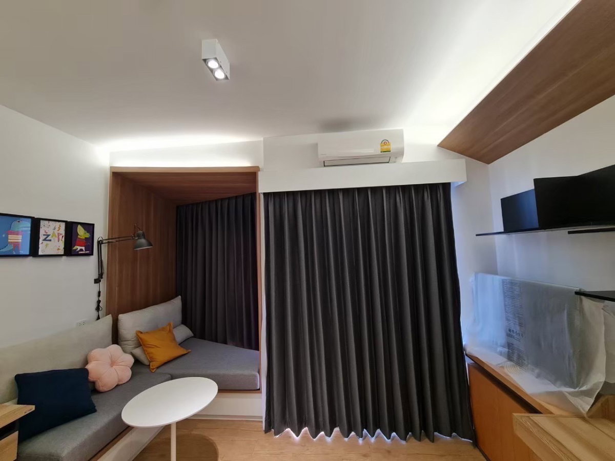 รูป ถูกมาก ห้องสวย !! Triple Y Residence: 35 ตร.ม  ติด  Mrt  สามย่าน วิวเมือง - รูปที่ 7/8