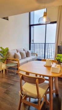 ให้เช่าคอนโด พาร์ค ออริจิ้น ทองหล่อ อาคาร C ชั้น 45 Duplex 2 ห้องนอน ขนาด 47.00 ตรม ใกล้ ดองกิ มอลล์ ทองหล่อ