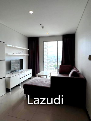 Condos for rent : 49.7 sqm 1-Bed Condo on High Floor at Villa Sathorn Khlong San Bangkok