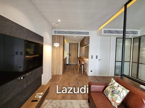43 sqm modern 1 bedroom condo on 19th floor at MUNIQ Sukhumvit 23 Bangkok
