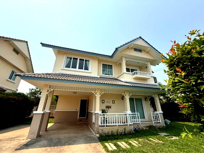 Houses for rent San Sai Chiang Mai : House for rent in Nonnipa Project Phase 3 | Mae Jo. 2-story detached house, ready to move in. Lush, peaceful atmosphere . RH-21