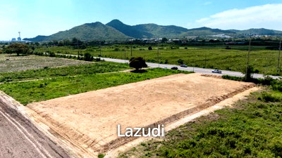 ที่ดิน หัวหิน ซ.112 : ที่ดินเปล่า 3200 ตร.ม. รูปแปลงสวย ติดถนน ทับใต้