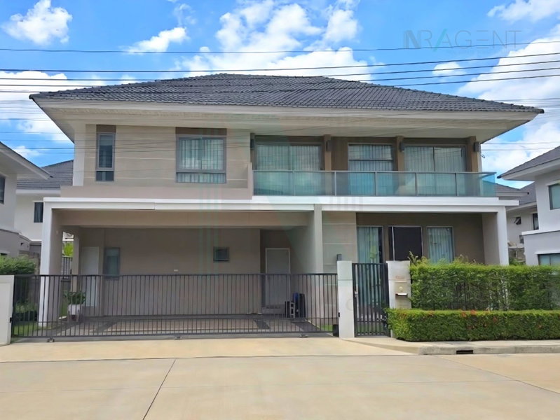บ้านเดี่ยวให้เช่า : ให้เช่าบ้านเดี่ยว 2 ชั้น เพอร์เฟค เพลส พระราม 9-กรุงเทพกรีฑา 4 ห้องนอน 5 ห้องน้ำ