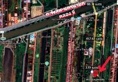Land for sale : Land for Sale: 2 Rai in Rangsit-Nakhon Nayok (Khlong 9)