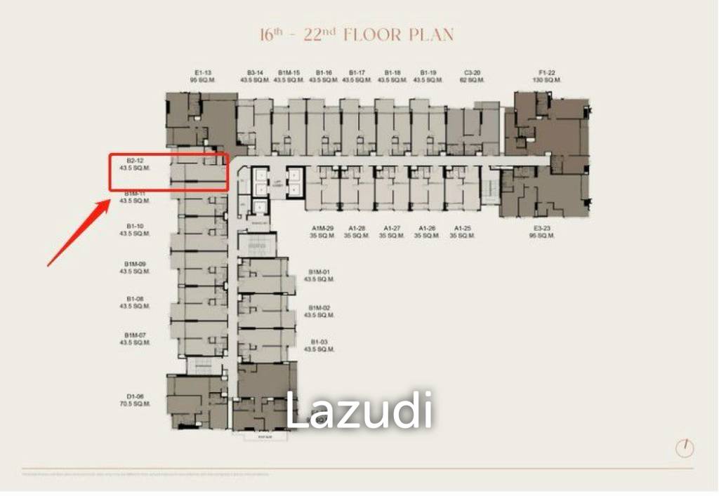 รูป คอนโดวิวเมือง 43.5 ตร.ม. ชั้น20 ย่านคลองสาน ใกล้ห้างใหญ่ - รูปที่ 2/3