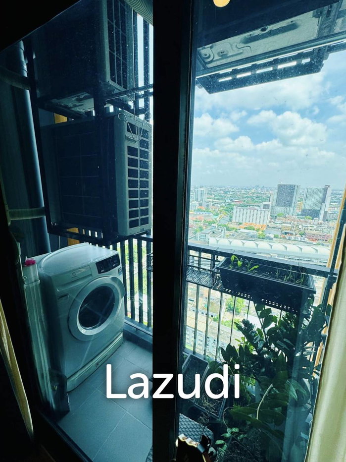 รูป 49 sqm high floor condo with skyline view in Bang Kapi Bangkok - รูปที่ 6/7