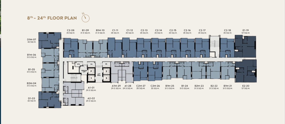 รูป Owner ขายใบจอง ไลฟ์ เจริญนคร - สาทร วิว Icon Siam สวย ชั้น 15 ขนาด 35 ตร.ม. ห้อง 1 Bed Plus / Type C2 มีกันห้องเพิ่มพิเศษ - รูปที่ 2/3