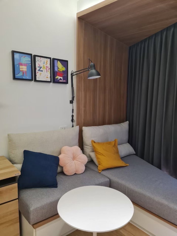 รูป ถูกมาก ห้องสวย !! Triple Y Residence: 35 ตร.ม  ติด  Mrt  สามย่าน วิวเมือง - รูปที่ 3/8