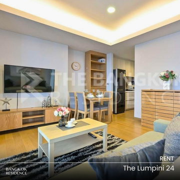 เช่าคอนโด 🌆 The Lumphini 24, 2นอน 55ตร.ม. 38k ⚡️ ห้องสวย ราคาดี ใกล้ BTS พร้อมพงษ์ 