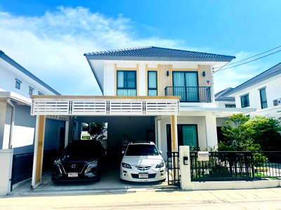 บ้านเดี่ยว นิคมบางพลี : 🔥 ขาย เพอร์เฟค พาร์ค บางนา (Perfect Park Bangna) บ้านเดี่ยว 2 ชั้น แต่งครบ พร้อมเข้าอยู่ ราคาพิเศษ