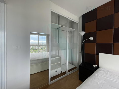 🚩 For Rent Condo THE PARKLAND RATCHADA-WONGSAWANG Building 1, Floor 25,1 bed room, Room size 30.00 sqm